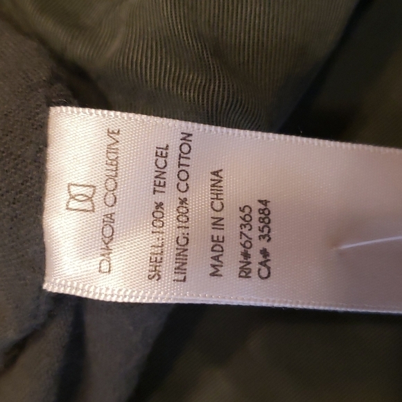 Dakota Collective leather trimmed zip front jacket - Picture 11 of 11
